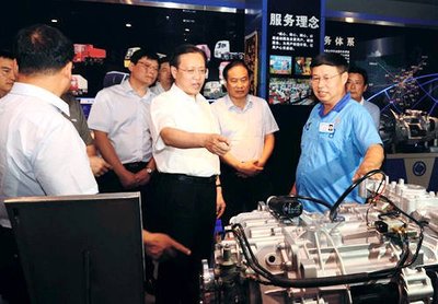 發改委副主任林念修蒞臨法士特調研 中國重型車網--傳播卡車文化 關注卡車生活